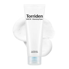Torriden DIVE IN: espuma facial suave que limpia sin resecar la piel.