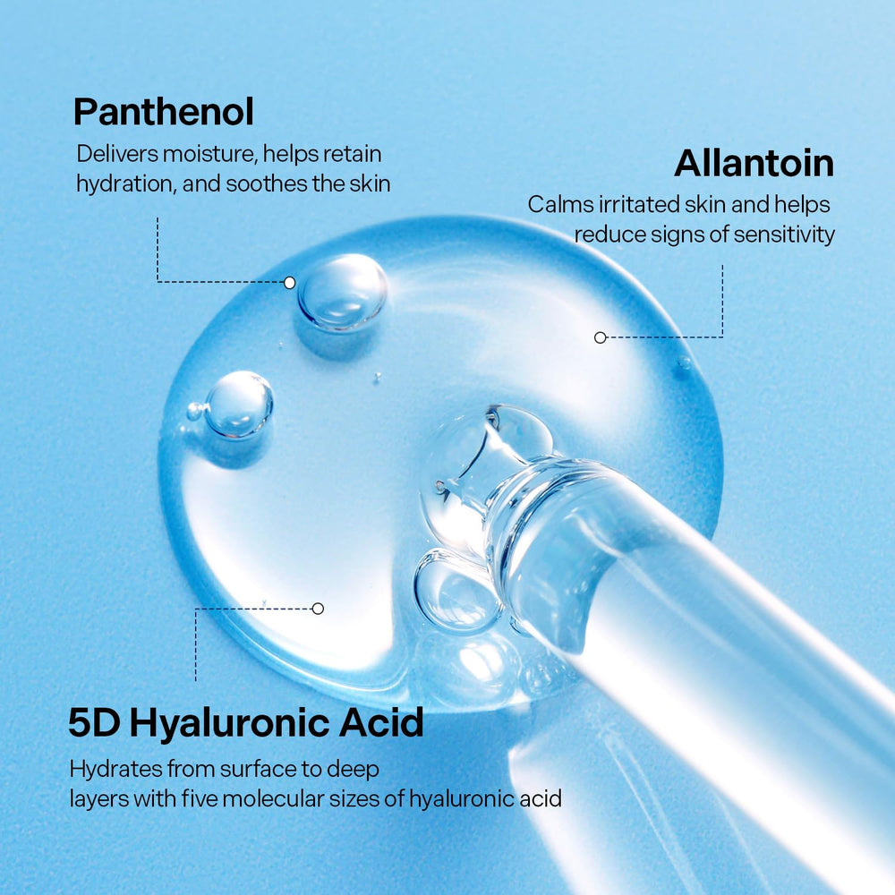 Torriden DIVE IN Serum 5D Hyaluronic Acid concept illustration