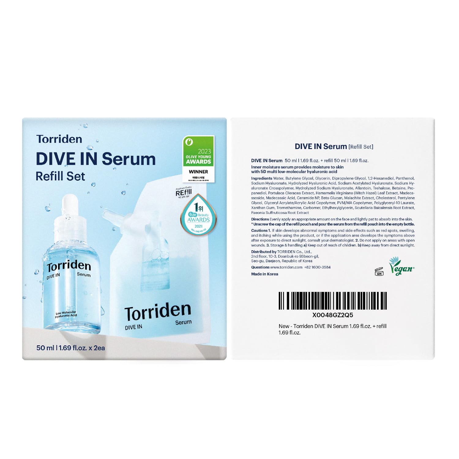 Torriden DIVE IN Serum factory sealed seal visible