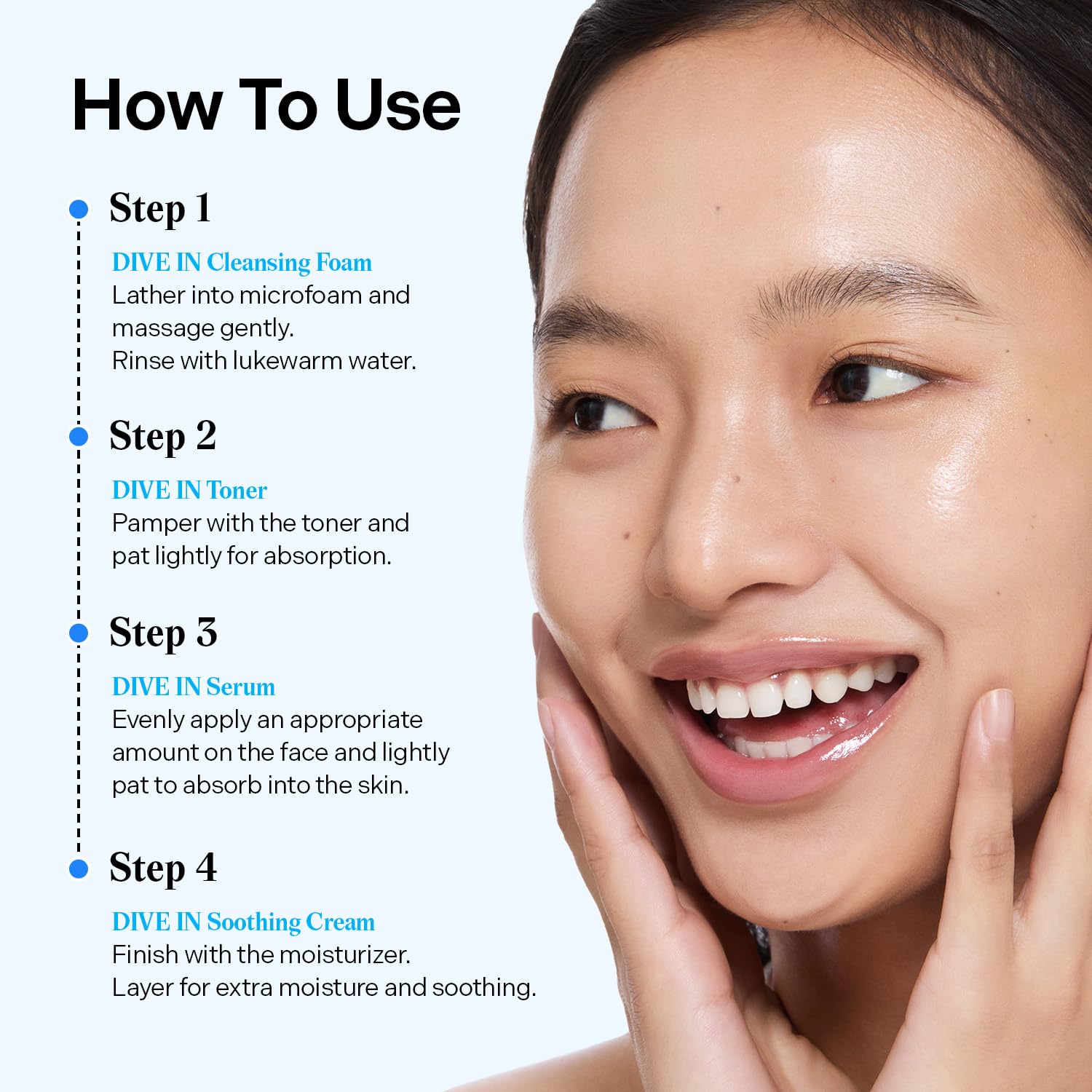 Torriden DIVE IN travel case image showing travel-friendly skincare kit.