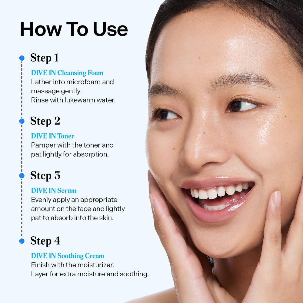 Torriden DIVE IN travel case image showing travel-friendly skincare kit.
