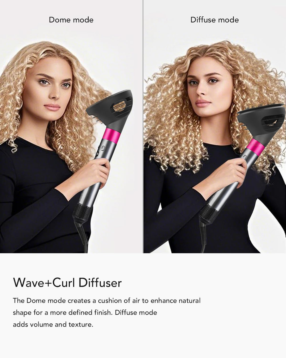 TOSAGE diffuser compatible with HS01 HS05 HS08 for seamless Dyson styling.