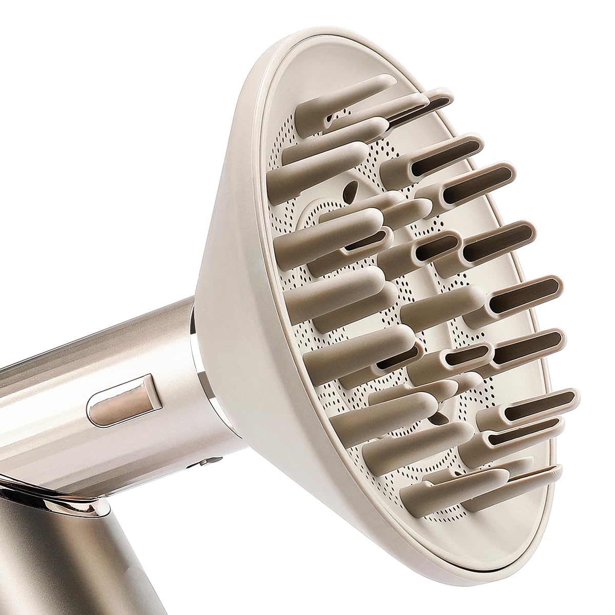 TOSAGE extra-large diffuser attachment on Shark FlexStyle for broad coverage and faster drying