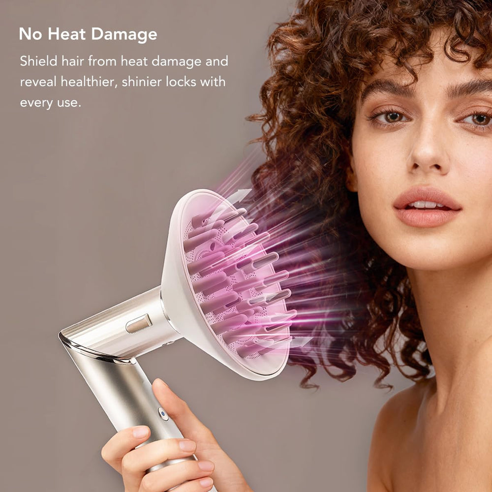 TOSAGE diffuser speeds up drying for curly hair on Shark FlexStyle