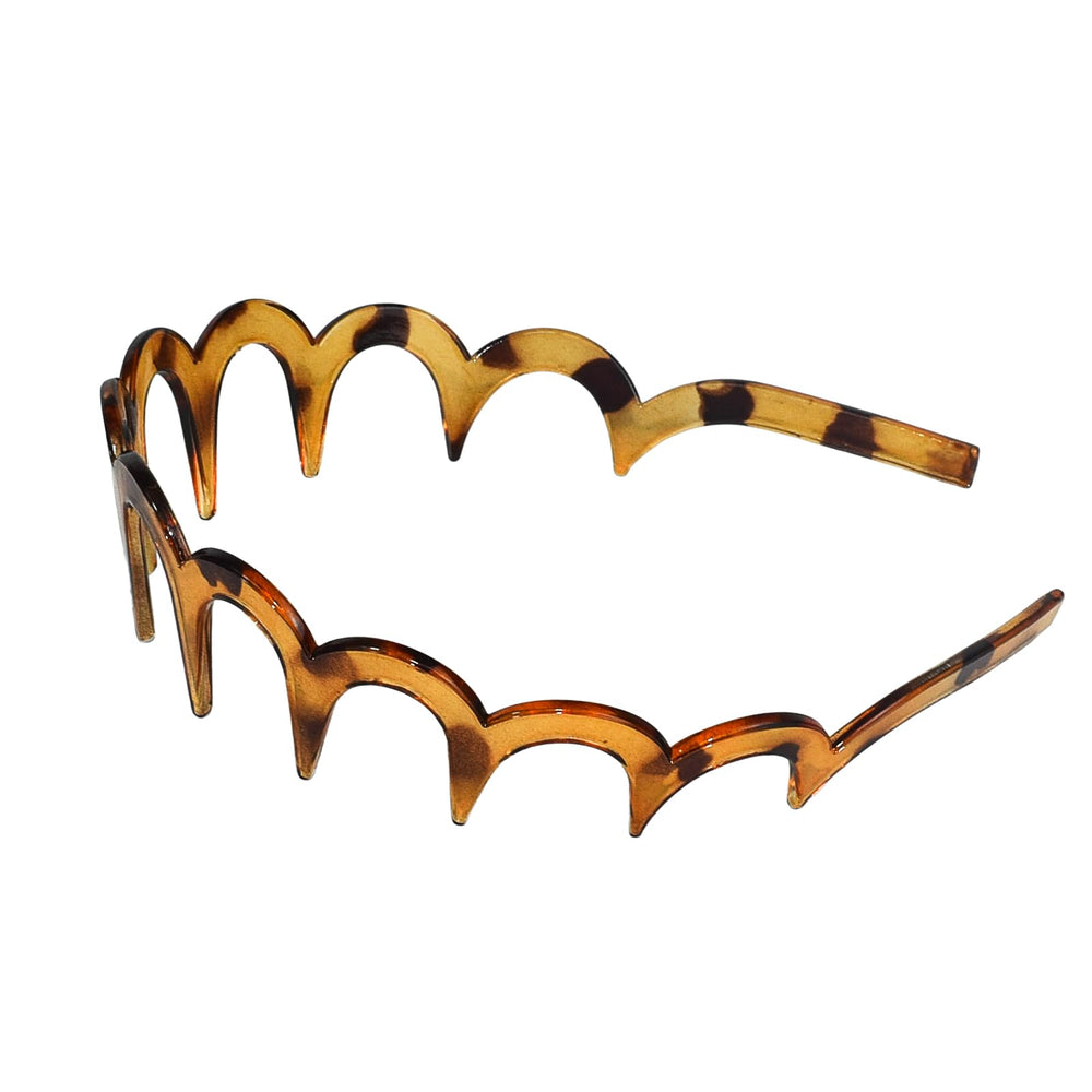 TOSEFES diadema zigzag dientes amplios brindan mayor sujeción.