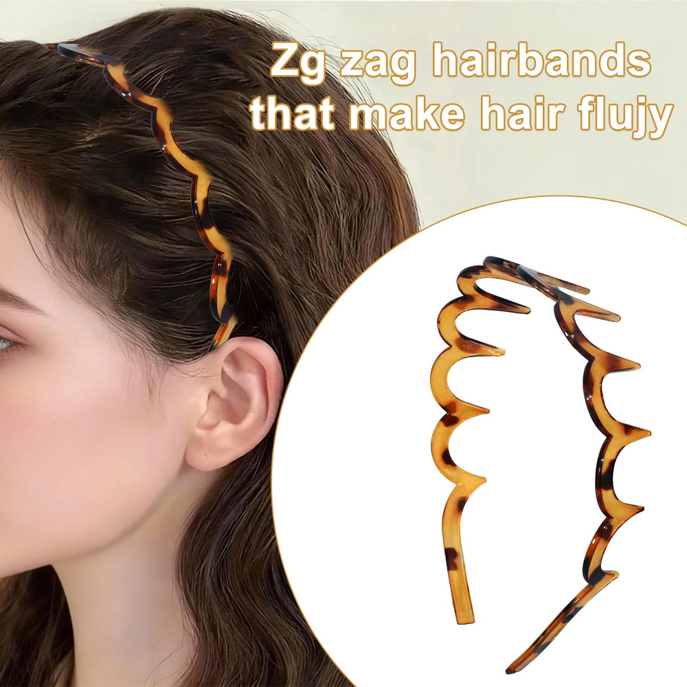 TOSEFES diadema zigzag volumen inmediato para cabello fino.