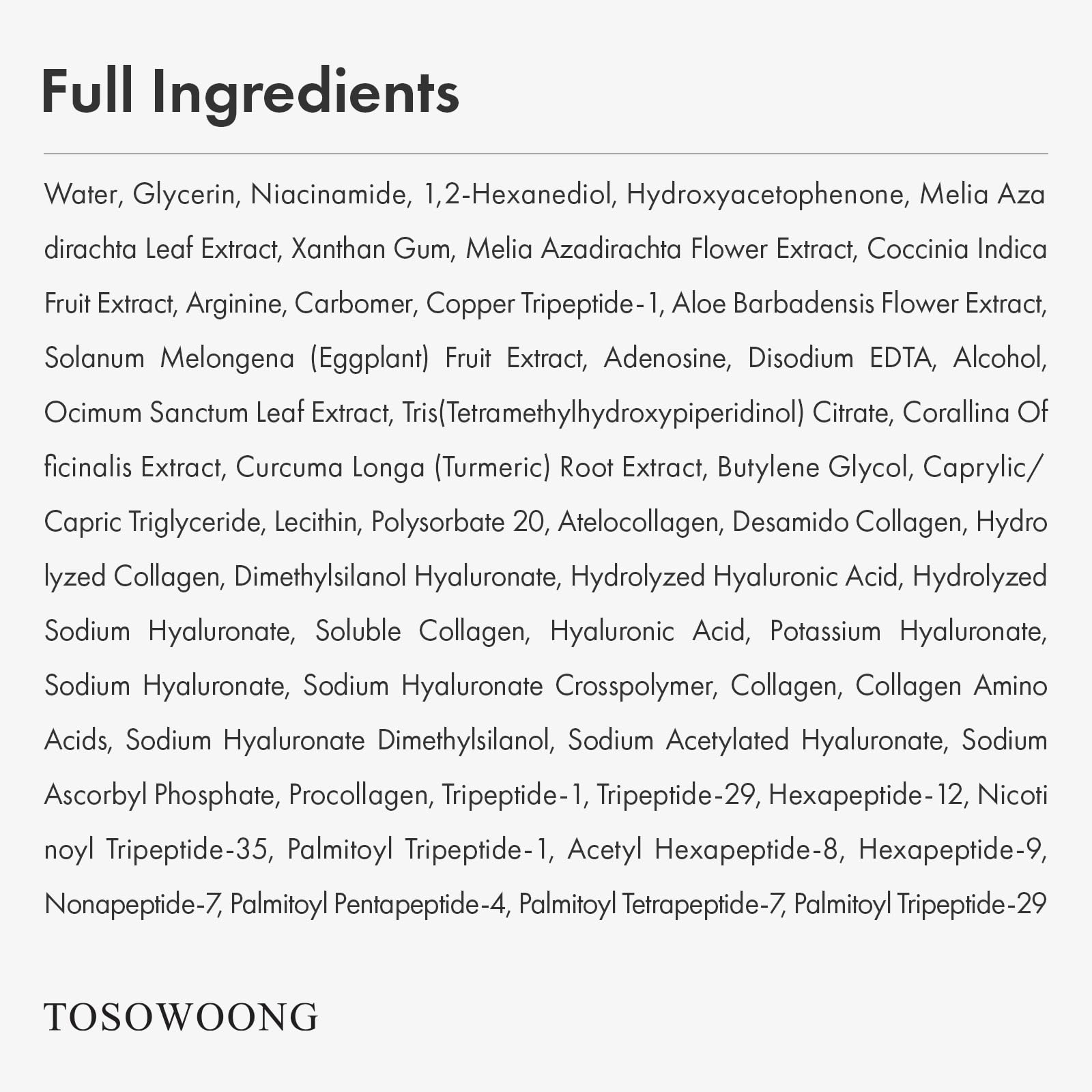 TOSOWOONG daily routine packaging image ready for daily skincare