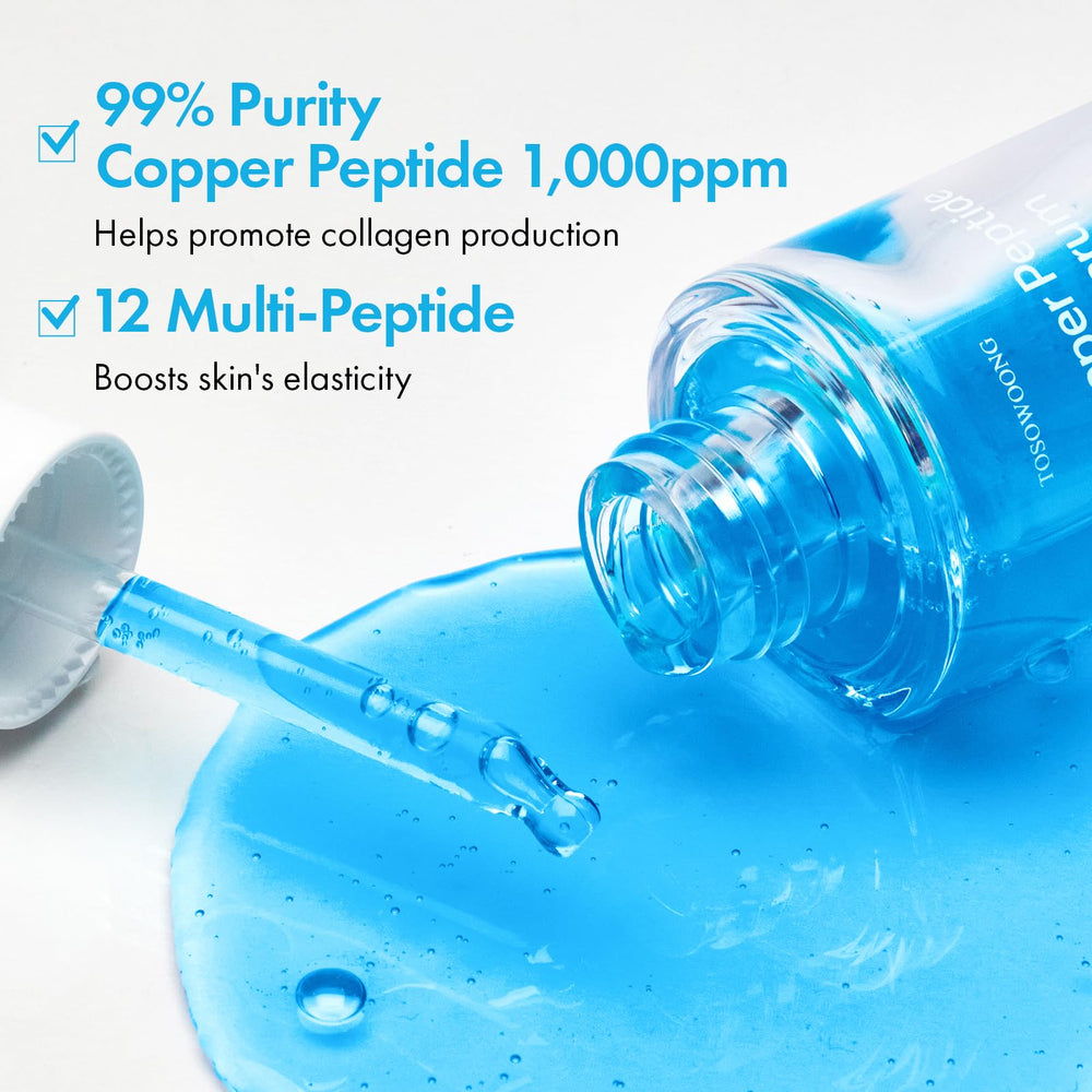 TOSOWOONG GHK-Cu close-up highlighting copper peptide detail