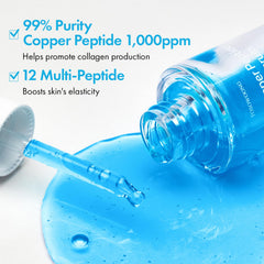 TOSOWOONG GHK-Cu close-up highlighting copper peptide detail