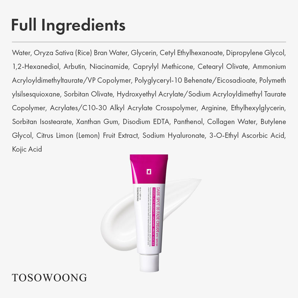 TOSOWOONG multi-area use on face and neck suggests flexible application.