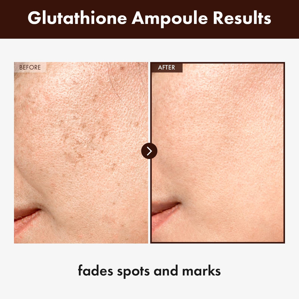 Aplicacion con dedos de Tosowoong glutathion serum para absorcion suave