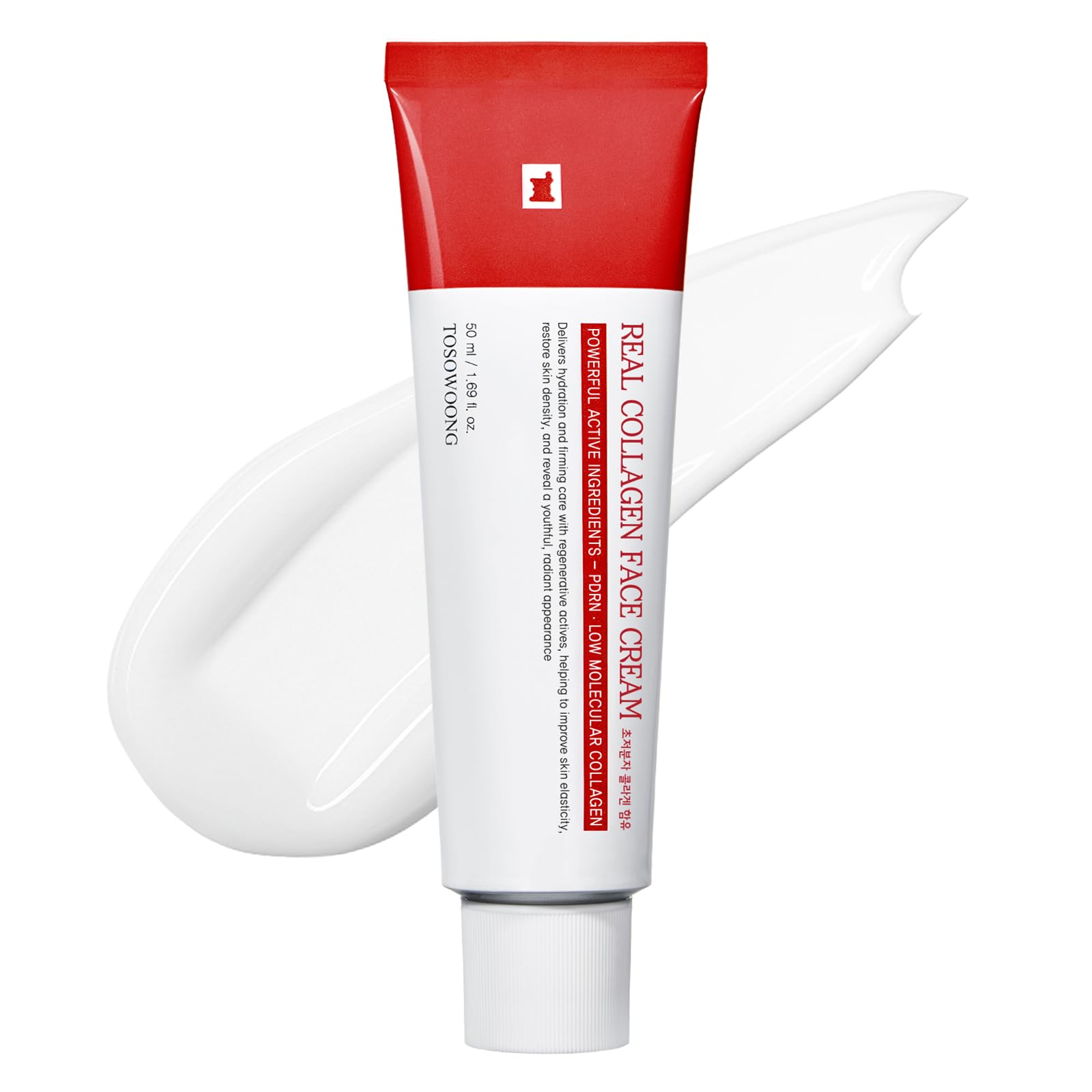 TOSOWOONG Real Collagen Face Cream bottle for daily hydration and smooth skin