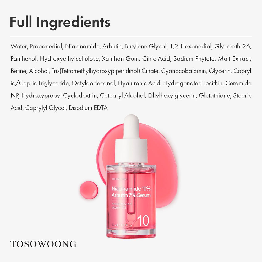 empaque de cristal Tosowoong mantiene la fórmula estable y fresca.