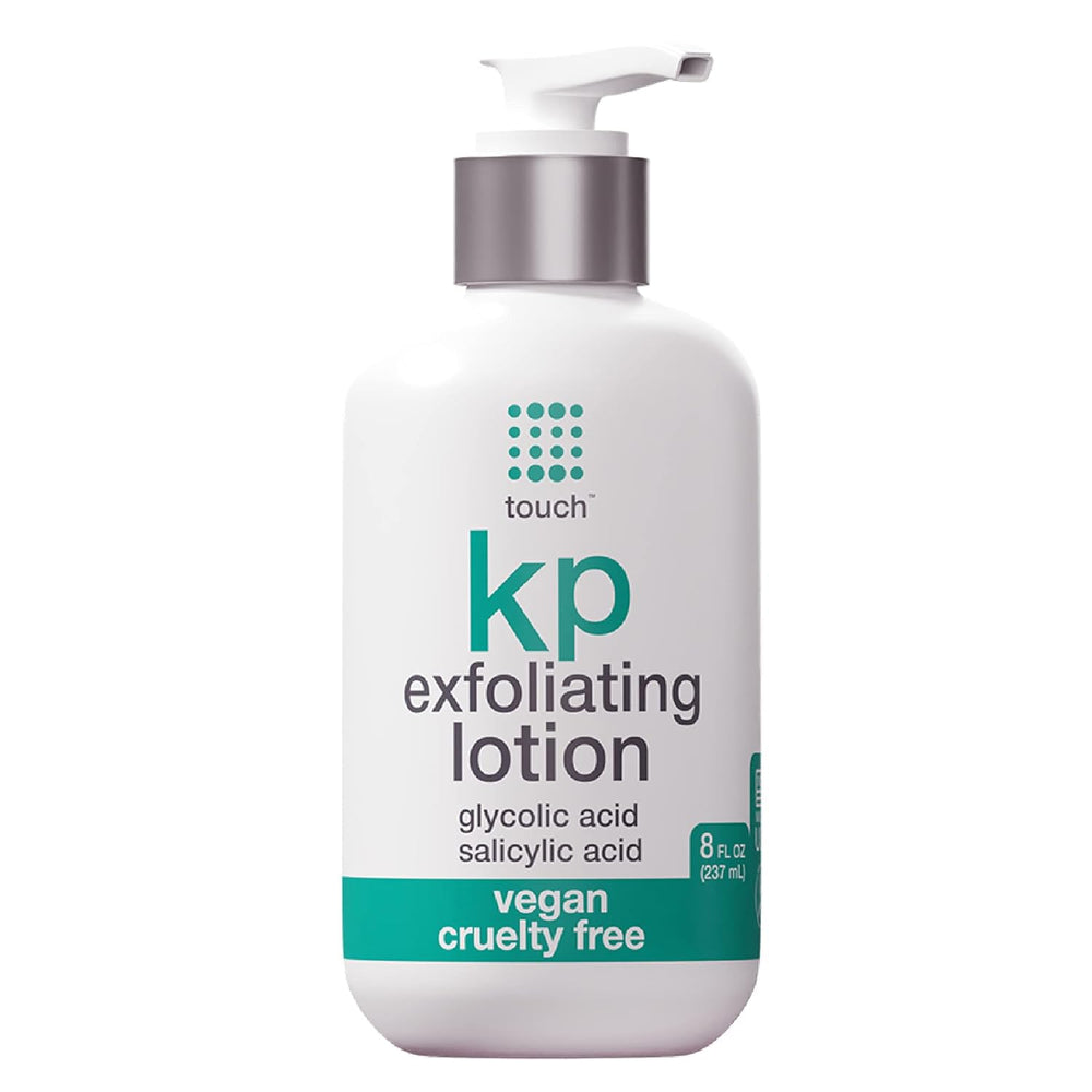 TOUCH Glycolic Lotion bottle ready for KP-prone skin exfoliation