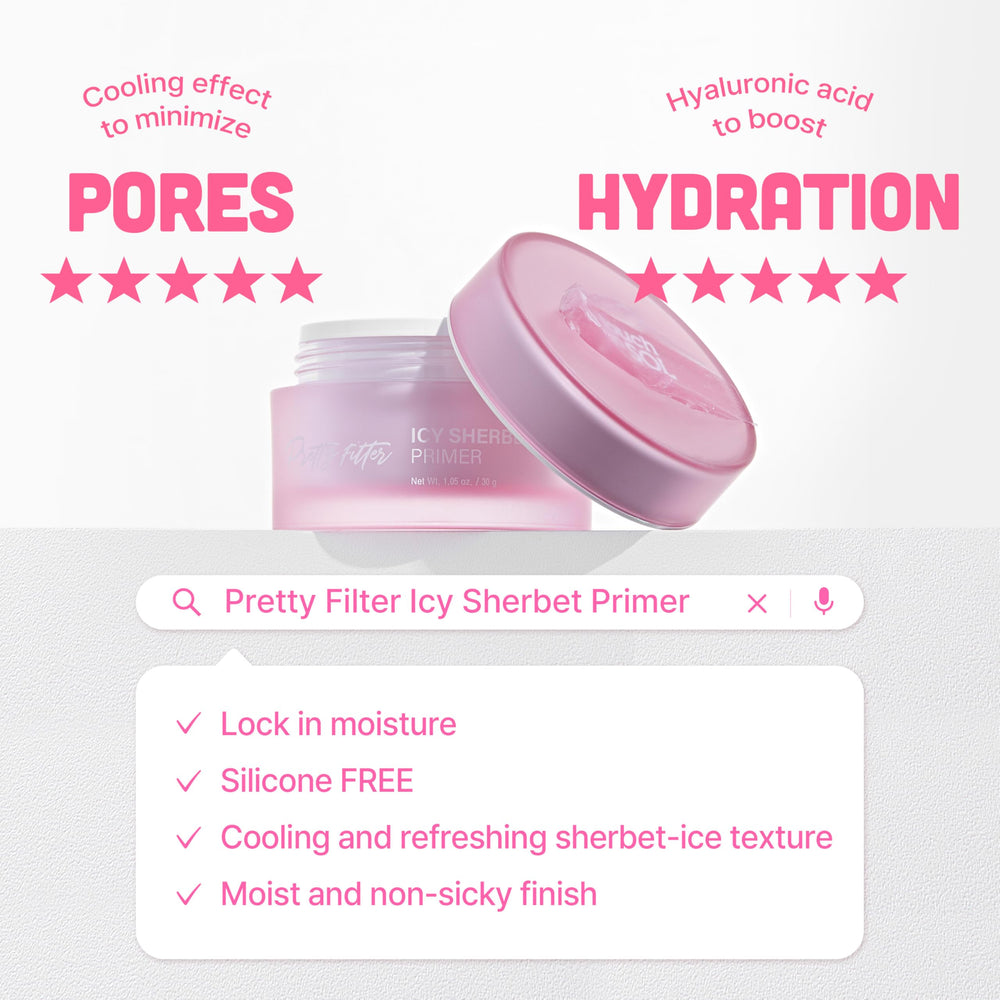 Touch in Sol Icy Sherbet Primer aplicación rápida y uniforme antes del maquillaje.
