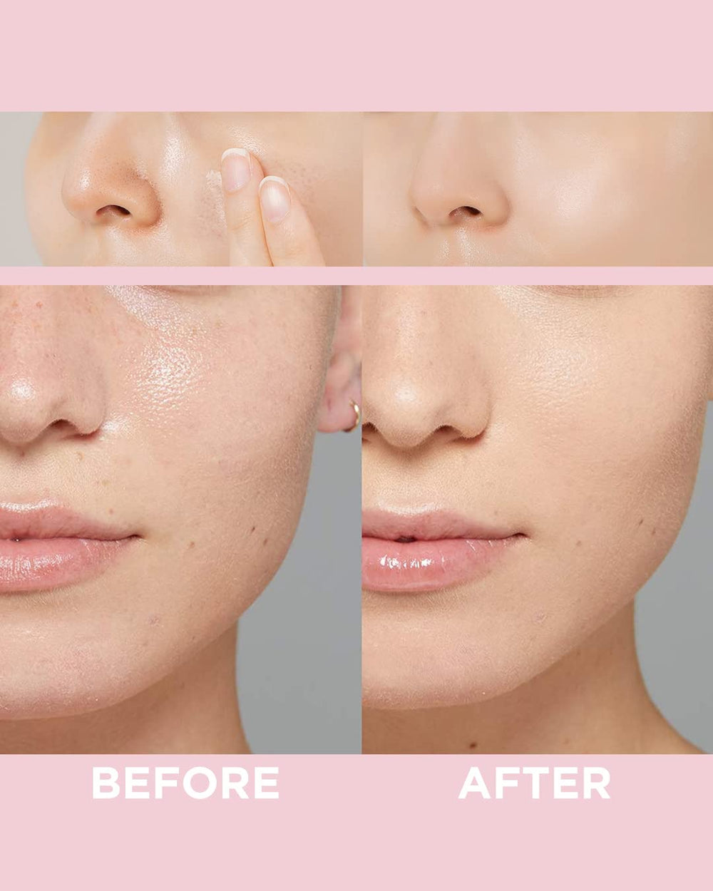 Touch in Sol No Pore Blem Primer bottle with paraben-free formula label.