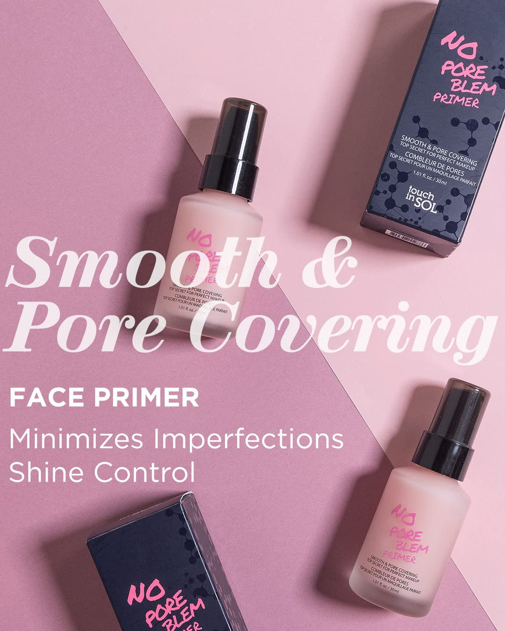 Touch in Sol No Pore Blem Primer on skin prepping flawless makeup.