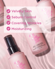 Touch in Sol No Pore Blem Primer swatch reveals hydrating, pore-minimizing formula.