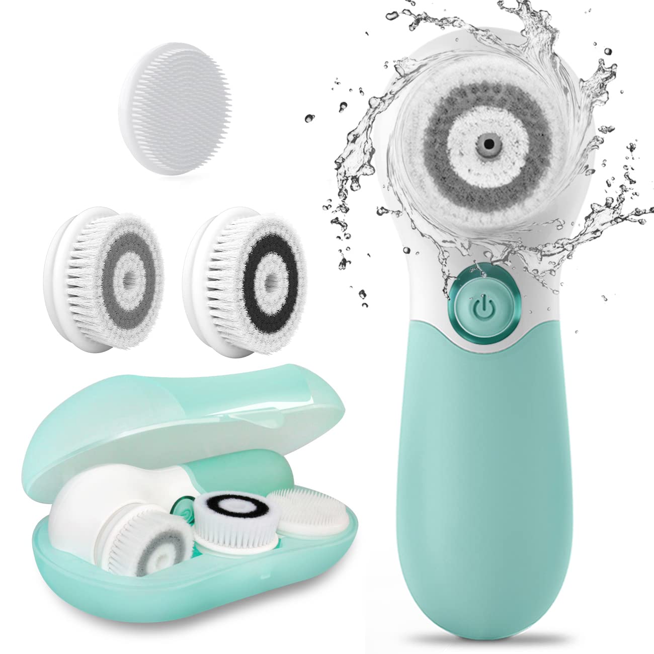 TOUCHBeauty facial cleansing brush with 360° rotation for thorough cleansing