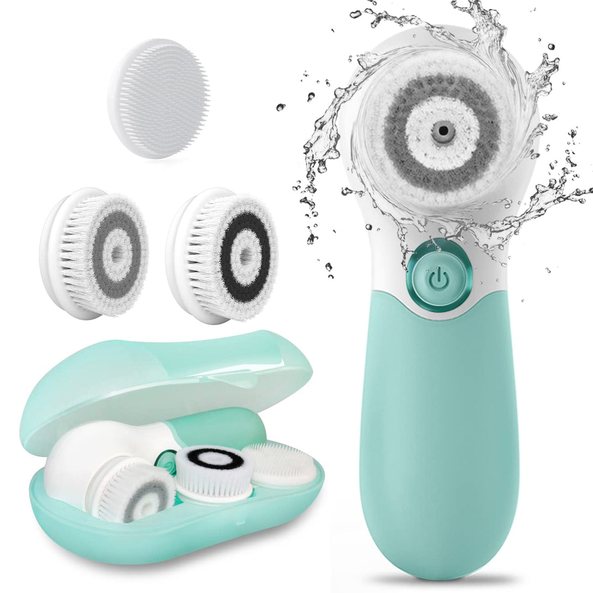 TOUCHBeauty facial cleansing brush with 360° rotation for thorough cleansing