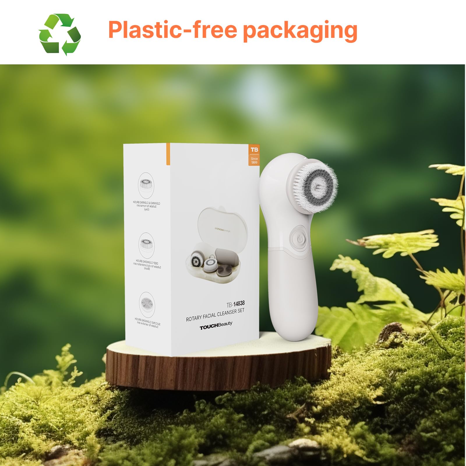 TouchBeauty compact travel-friendly cleansing tool for journeys.