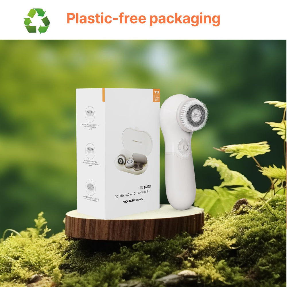 TouchBeauty compact travel-friendly cleansing tool for journeys.