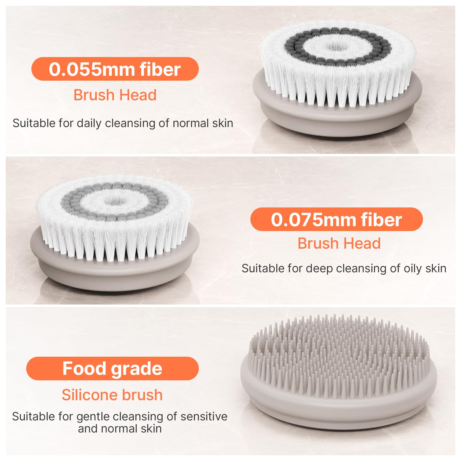 TouchBeauty water-resistant design stands up to bathroom use.