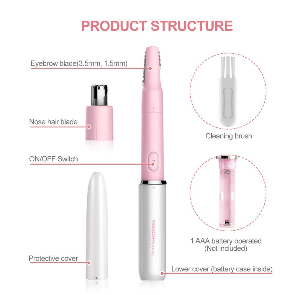 TouchBeauty Hair Trimmer IPX6 water-resistant for shower-friendly grooming.