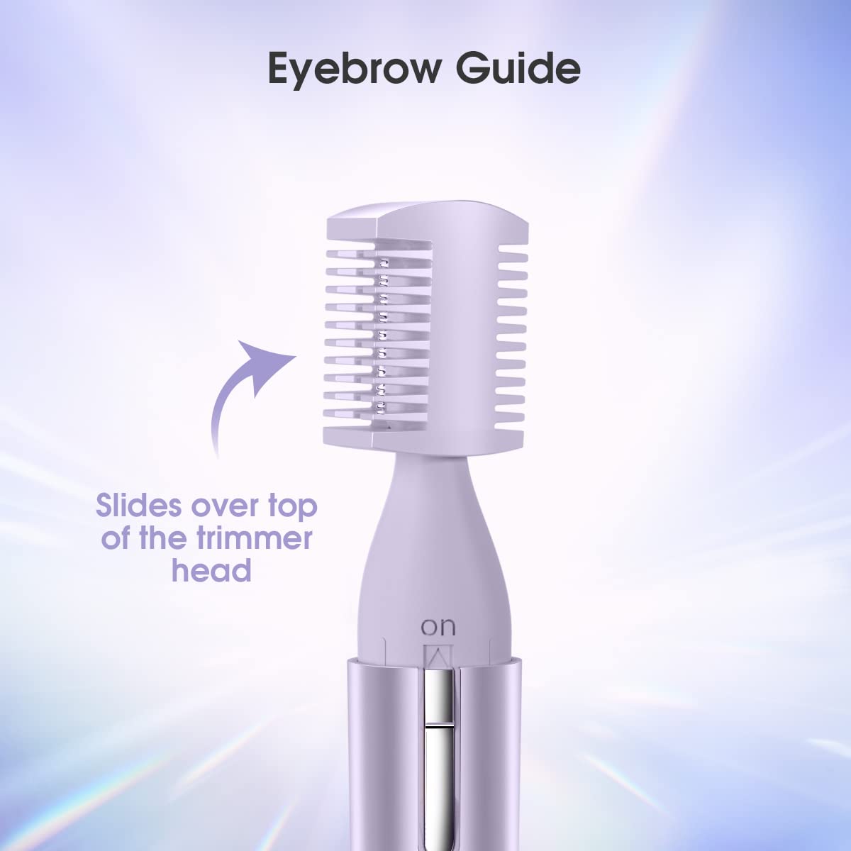 TOUCHBeauty portable trimmer fits in a cosmetic bag for travel