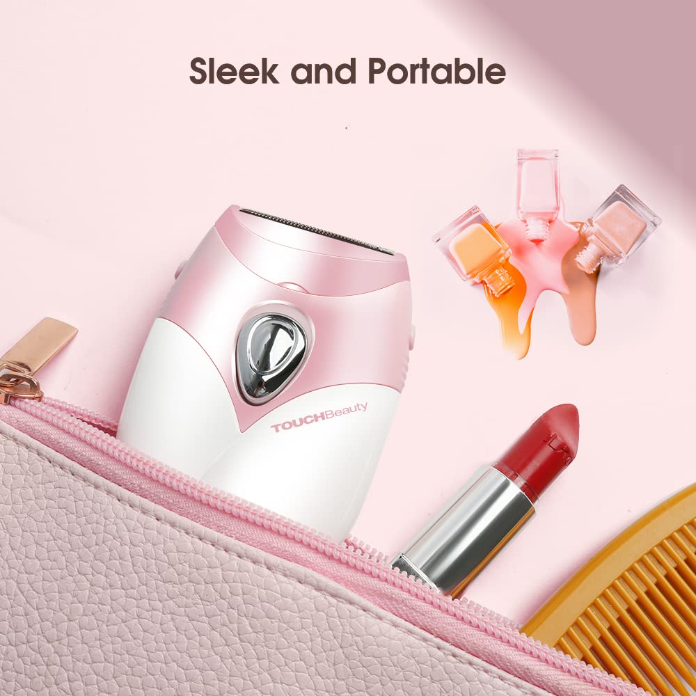 TOUCHBeauty shaver, pink aesthetic, fits daily self-care and travel routines.