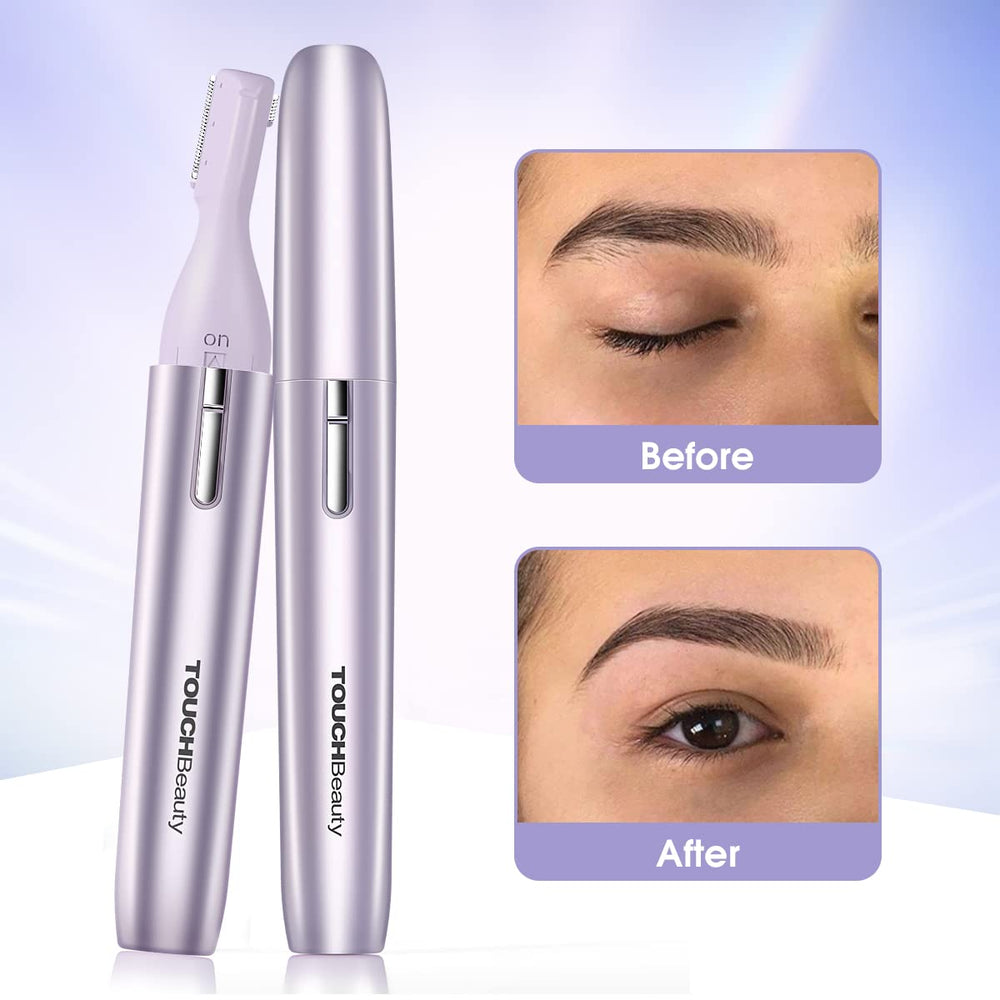 TOUCHBeauty trimmer near upper lip for quick comfortable hair removal