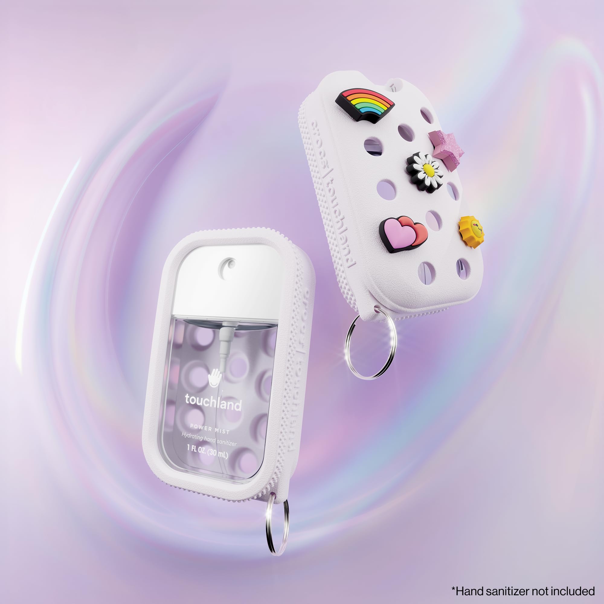 Touchland Crocs Mist Case four-colorways displayed for mood-based style.