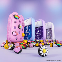 Touchland Crocs Mist Case with metal keyring clip-on.