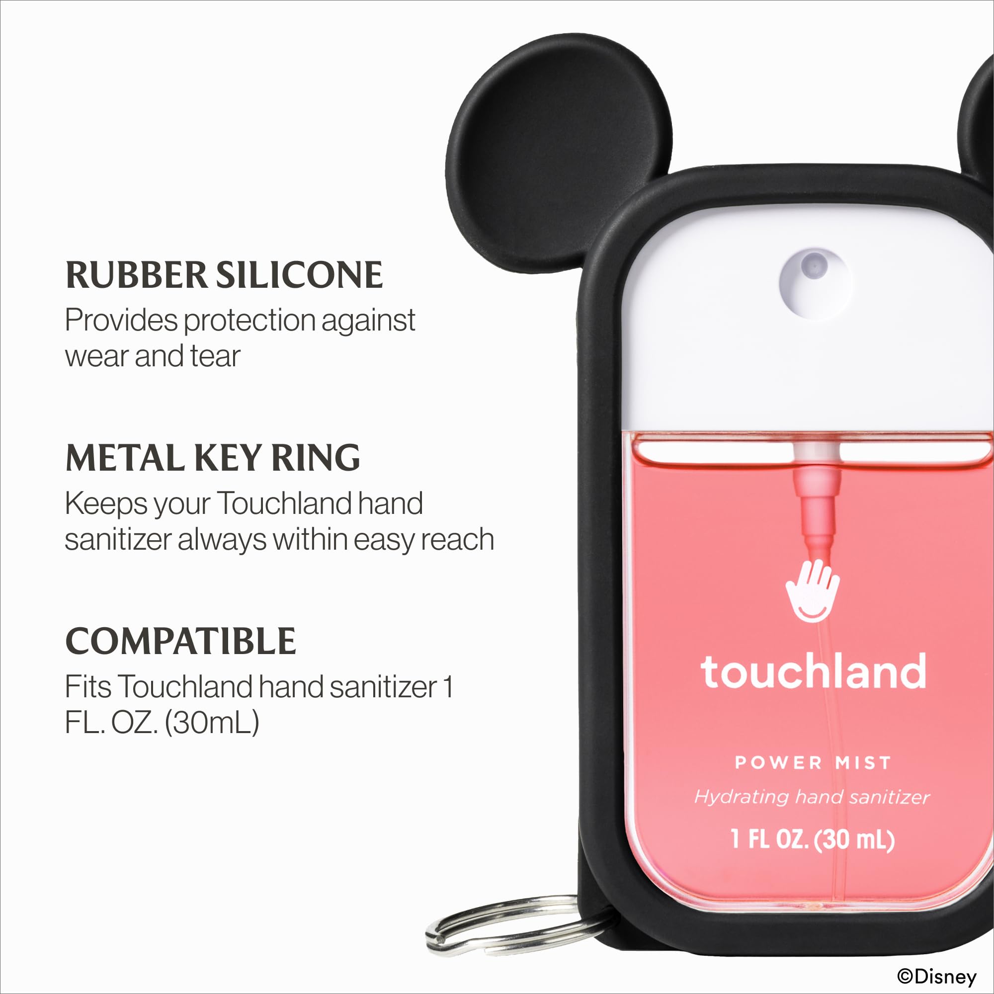 Close-up of the case’s silicone finish and loop
