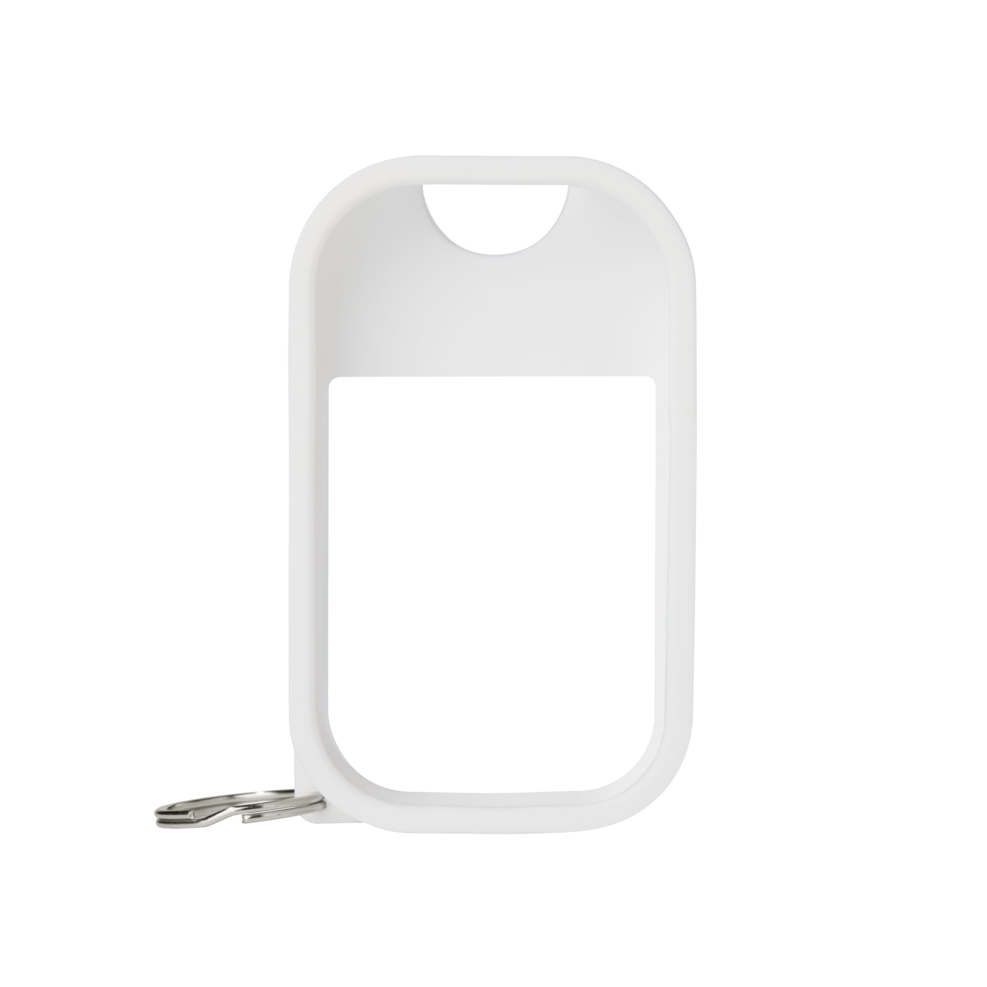 Touchland icy white hand mist case front view protects your mist while looking stylish.
