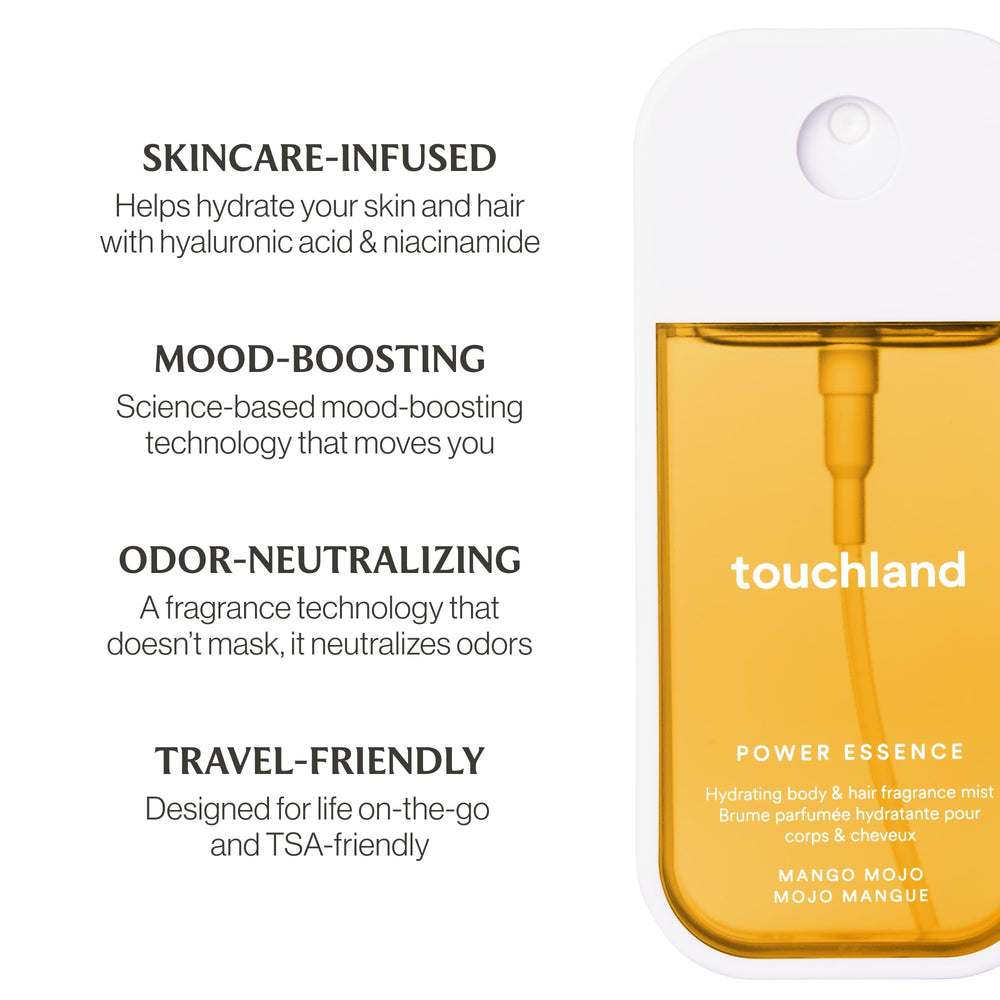 Skincare-infused formula with hyaluronic acid and panthenol on skin.