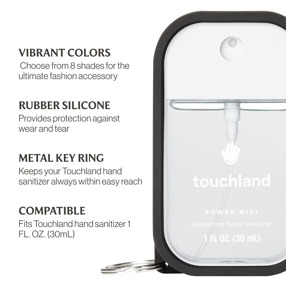 Nine signature Touchland colors available to coordinate with your mist.