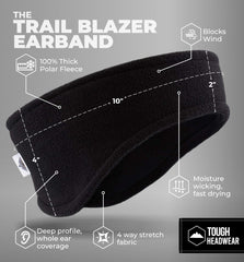 Tough Headwear ajuste seguro bajo casco, ideal para ciclismo y esquí
