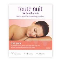 Toute Nuit wrinkle patches forehead triangle-shape for customized coverage.