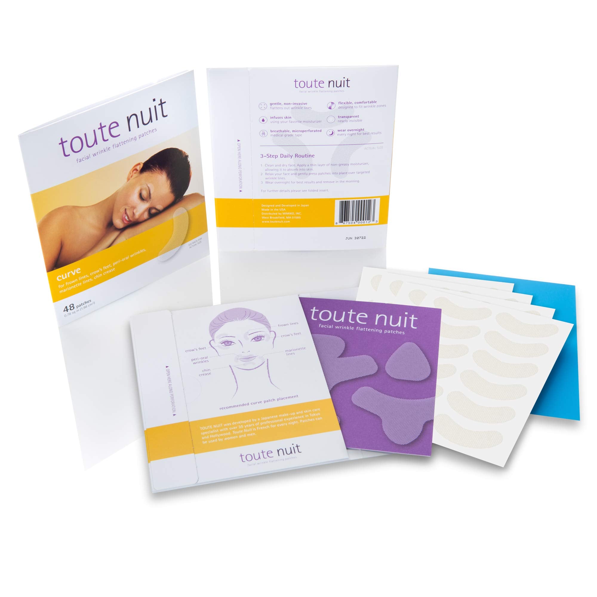 Toute Nuit Curve patch over lip wrinkles with skin-friendly design