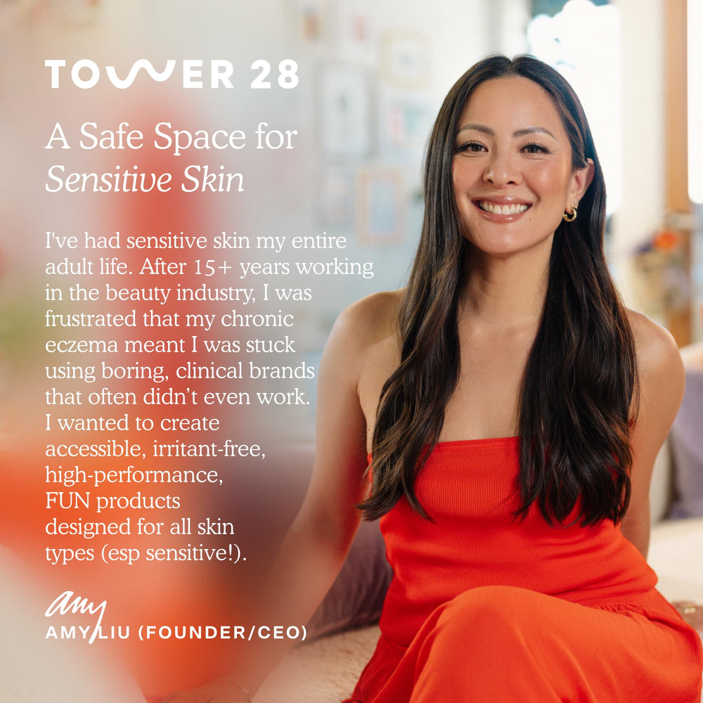 Tower 28 LipSoftie cuida labios sensibles con fórmula calmante.