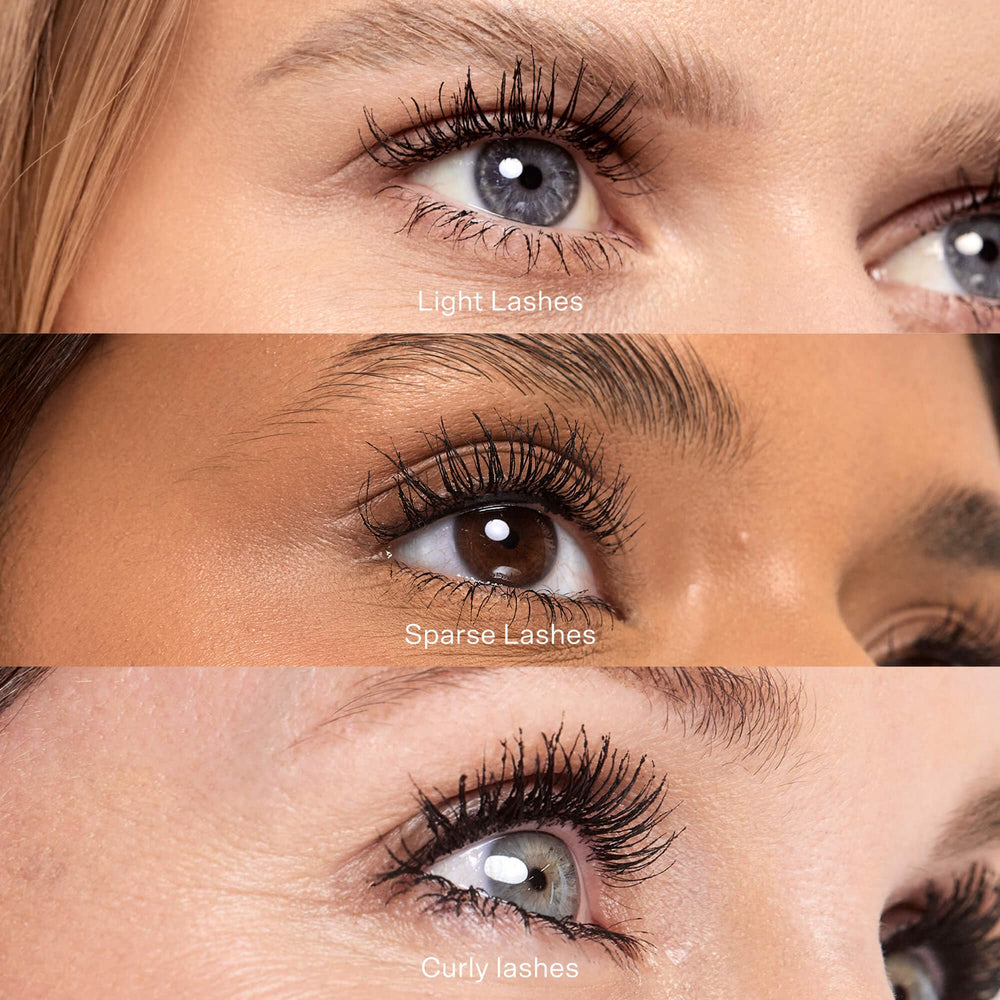 Tower 28 MakeWaves Mascara, sin grumos y apta para ojos sensibles.