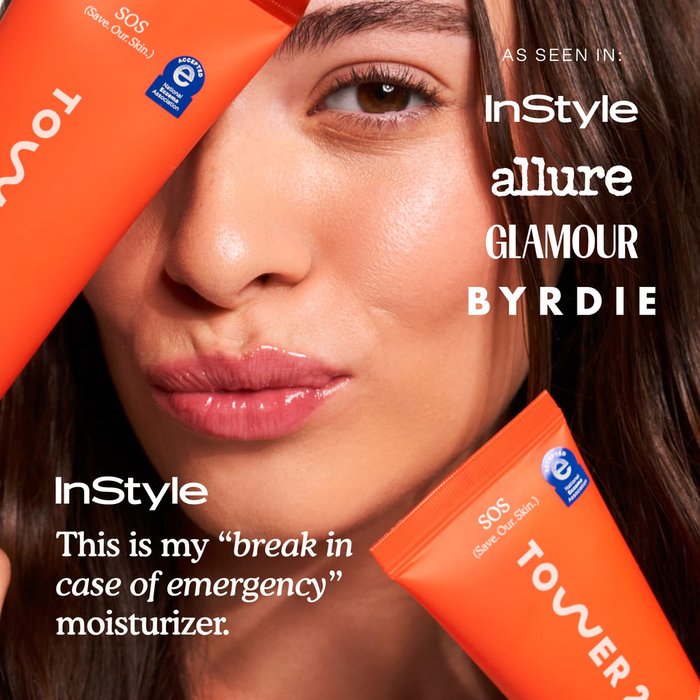 Ceramides close-up in Tower 28 SOS Recovery Face Cream for barrier support