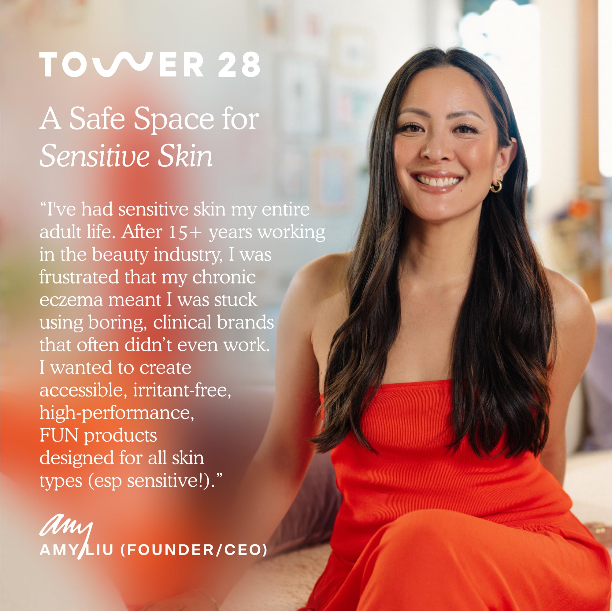 Travel-packaging of Tower 28 SOS Recovery Face Cream for on‑the‑go care