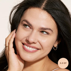 Tower 28 Swipe Serum Concealer beauty swatch reveals silky pigment with smoothing effect.