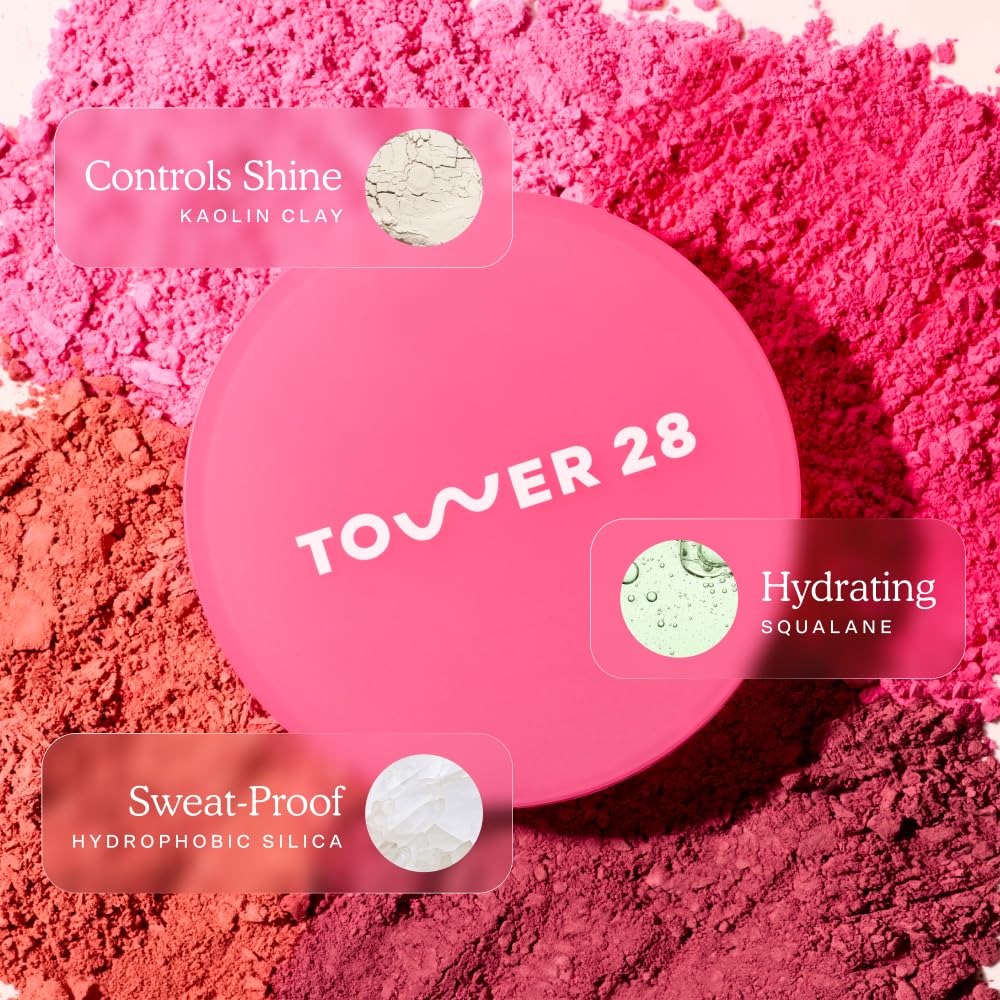 Tower 28 GetSet Acabado mate que difumina imperfecciones sutiles.