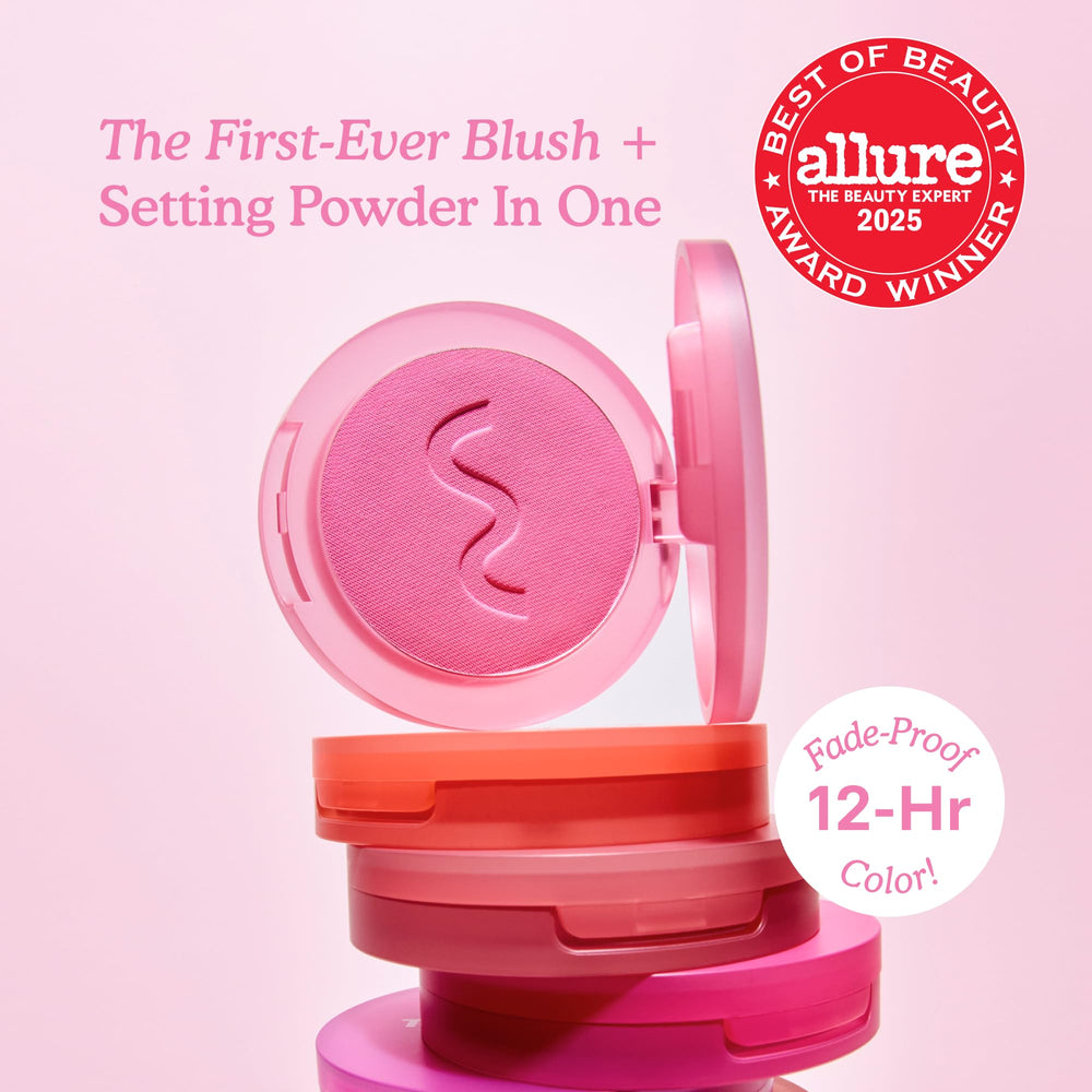 Tower 28 GetSet Difuminante de poros rosado Samo Spritzer para piel lisa.