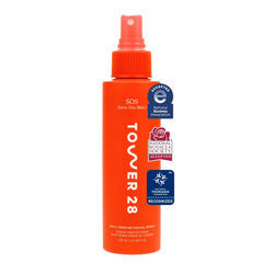 Tower 28 SOS Daily Rescue facial spray bottle front for calming irritation