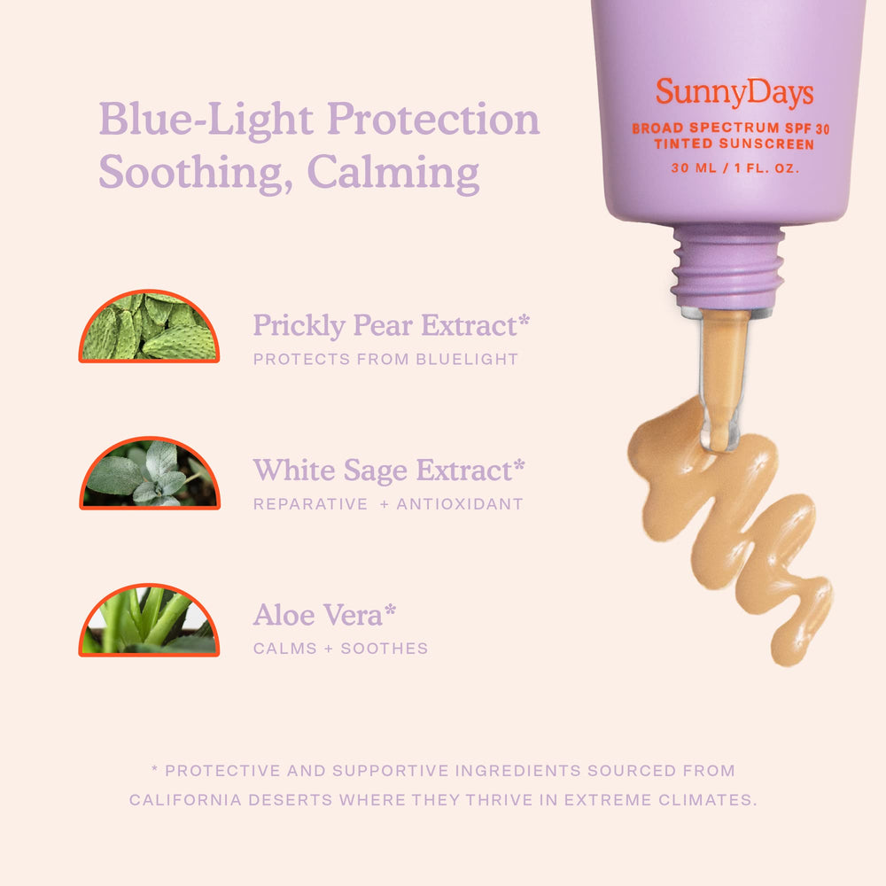 Tower 28 SunnyDays brush application offers medium buildable coverage for even skin tone.