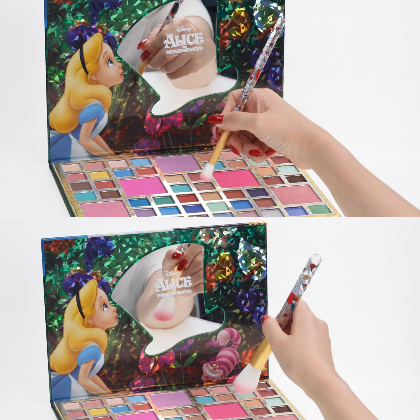 Townley Girl Alice in Wonderland brush set with colorful bristles inspires vibrant pretend sessions.